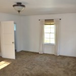 There is another closet at the far end of the room too ...