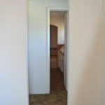 where a door was added to allow you to walk into the hall bathroom.