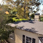 and a view over the living room to the right.