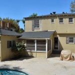 Here is a view of the back of the house and the recreation room.