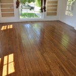 The floors were then stained and three coats of urethane applied. Now the floor are stunning