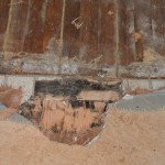 Here is the kitchen floor with it two layers of linoleum to be replaced with ??