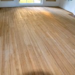 The sanding operation was next